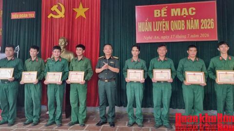 Lữ đoàn Tăng – Thiết giáp 206, Quân khu 4 hoàn thành huấn luyện quân nhân dự bị năm 2026