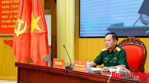 Bộ Quốc phòng sơ kết công tác pháp chế 6 tháng đầu năm năm 2026