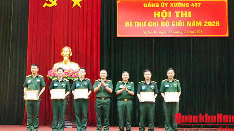 Xưởng 467 tổ chức thành công Hội thi Bí thư chi bộ giỏi