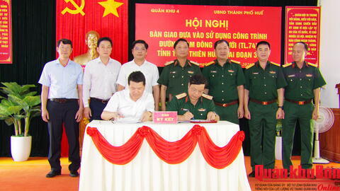 Bàn giao, đưa vào sử dụng đường Nam Đông – A Lưới giai đoạn 3.