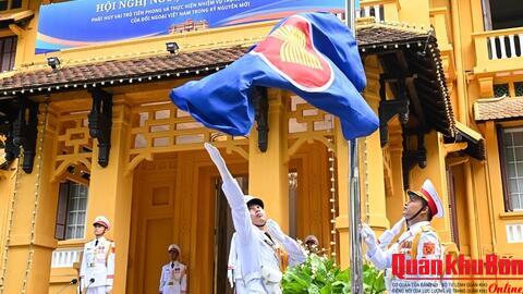 Lễ thượng cờ kỷ niệm 59 năm Ngày thành lập ASEAN