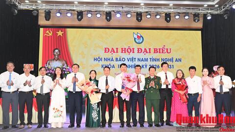 Đại tá Hồ Công Lĩnh, Tổng Biên tập Báo Quân khu 4 tái đắc cử Ủy viên Ban Chấp hành Hội Nhà báo tỉnh Nghệ An, nhiệm kỳ 2026 – 2031