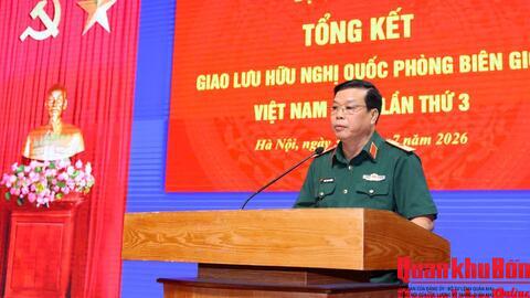 Thiếu tướng Ngô Nam Cường, Phó Tư lệnh Quân khu 4 dự Hội nghị tổng kết giao lưu hữu nghị Quốc phòng biên giới Việt-Lào lần thứ 3