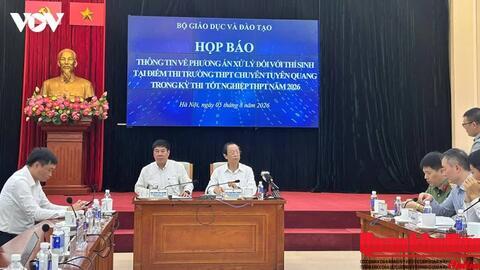 Hủy kết quả thi, tổ chức thi lại cho 328 thí sinh điểm thi THPT Chuyên Tuyên Quang