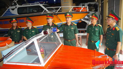 Bộ Chỉ huy Quân sự tỉnh Hà Tĩnh: Luyện tập phương án ứng phó với báo số 3