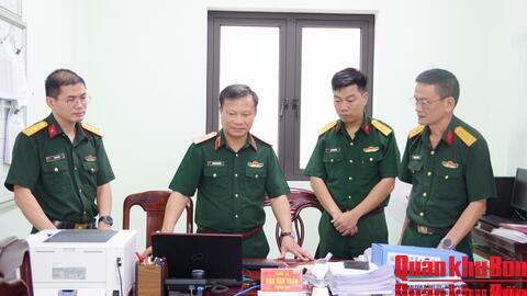 Bộ Tổng Tham mưu: Kiểm tra công tác bảo mật hệ thống thông tin quân sự tại Bộ CHQS tỉnh Quảng Trị