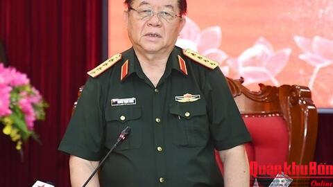 Đại tướng Nguyễn Trọng Nghĩa thăm chính thức Lào