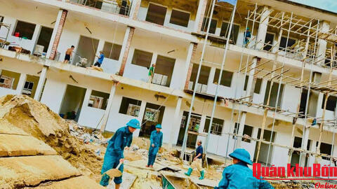 Những người lính góp sức dựng trường, vun đắp niềm tin