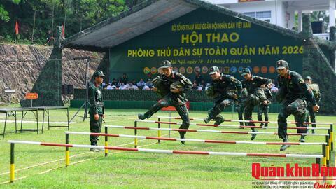 Những ngày thi đấu sôi nổi tại Hội thao phòng thủ dân sự toàn quân 2026