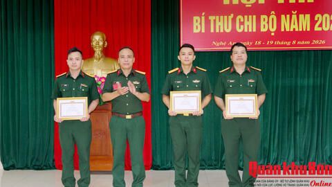 Lữ đoàn 80 (Quân khu 4): Hội thi Bí thư chi bộ năm 2026