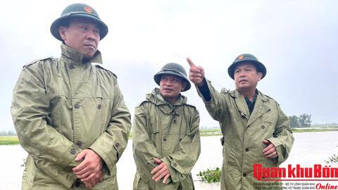 Bộ Chỉ huy Quân sự tỉnh Hà Tĩnh: Kiểm tra các điểm xung yếu có nguy cơ ngập lụt trên địa bàn
