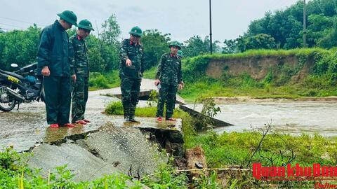 Trung đoàn 24, Bộ Chỉ huy Quân sự tỉnh Nghệ An: Chủ động ứng phó mưa lũ