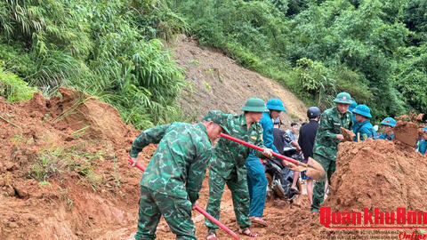 Bộ đội Biên phòng Thanh Hóa chủ động ứng phó, bảo đảm an toàn cho Nhân dân trong mưa lũ