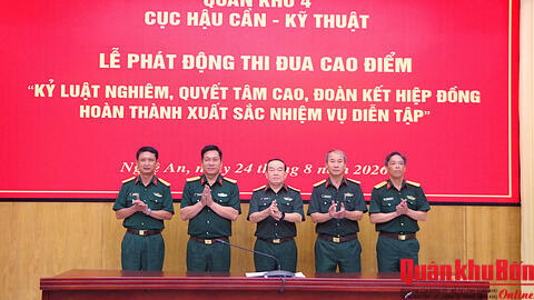 Cục Hậu cần – Kỹ thuật Quân khu 4: Phát động đợt thi đua cao điểm