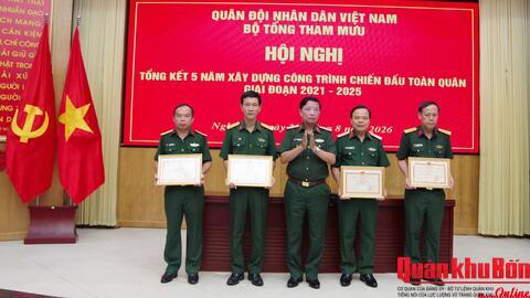 Tổng kết 5 năm xây dựng công trình chiến đấu
