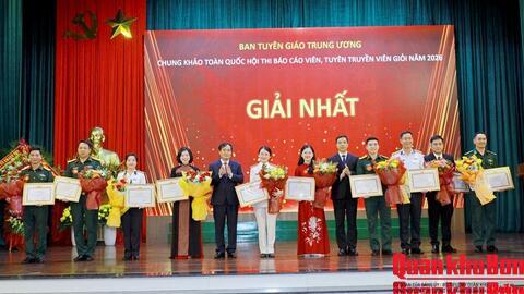 Bế mạc Chung khảo toàn quốc Hội thi Báo cáo viên, tuyên truyền viên giỏi năm 2026