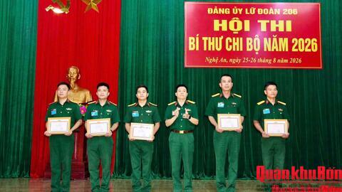 Đảng ủy Lữ đoàn Tăng – Thiết giáp 206 (Quân khu 4) tổ chức Hội thi Bí thư Chi bộ