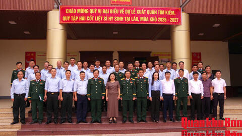 Hà Tĩnh: Xuất quân thực hiện nhiệm vụ tìm kiếm, quy tập hài cốt liệt sĩ hy sinh tại Lào, mùa khô năm 2026 - 2027