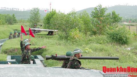 Sư đoàn 324, Quân khu 4: Kiểm tra bắn đạn thật súng SPG-9