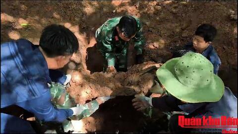 Bộ Chỉ huy Quân sự tỉnh Quảng Trị: Quy tập thêm 01 Hài cốt Liệt sĩ tại khu vực Bãi Dinh