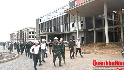 Quân khu 4 kiểm tra tiến độ Dự án Bệnh viện Quân y 4 (cơ sở 2)
