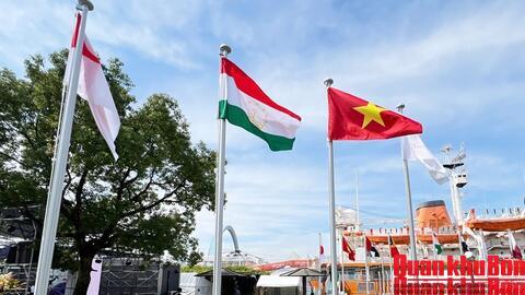 Quốc kỳ Việt Nam chính thức tung bay tại ASIAD 20