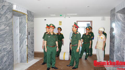 Tư lệnh Quân khu 4 kiểm tra tiến độ Dự án Trạm khách T20