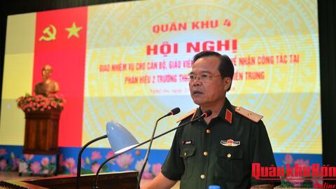 Quân khu 4: Giao nhiệm vụ cho cán bộ, giáo viên, nhân viên nhận công tác tại Phân hiệu 2 Trường Thiếu sinh quân miền Trung