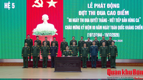 Hệ đào tạo sau đại học (Học viện Chính trị): Phát động đợt thi đua cao điểm “80 ngày thi đua quyết thắng – viết tiếp bản hùng ca”