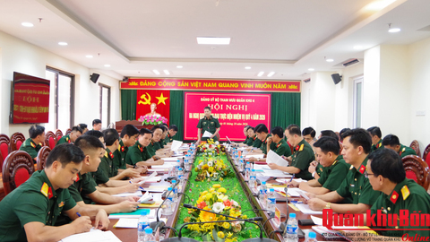 Đảng ủy Bộ Tham mưu Quân khu 4 ra Nghị quyết lãnh đạo thực hiện nhiệm vụ quý 4 năm 2026