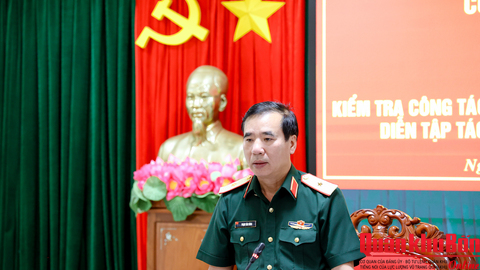 Cục Chính trị Quân khu 4: kiểm tra công tác chuẩn bị diễn tập tác chiến phòng thủ Quân khu năm 2026