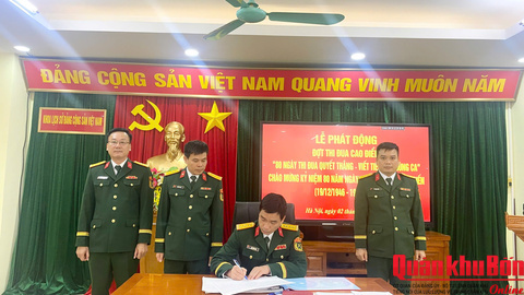 Khoa Lịch sử Đảng Cộng sản Việt Nam phát động thi đua cao điểm hướng tới kỷ niệm 80 năm Ngày Toàn quốc kháng chiến