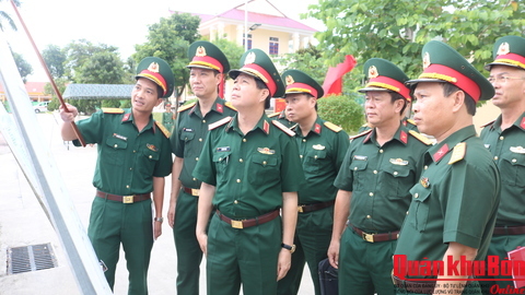 Quân khu 4: Kiểm tra công tác chuẩn bị tuyên truyền, thi đua - khen thưởng trong diễn tập.