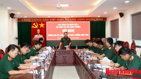 Cục Chính trị Quân khu 4 thông qua kết quả thi đua, khen thưởng năm 2026