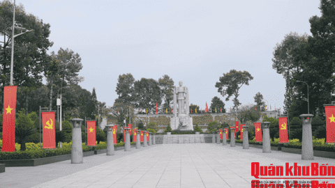 Nghĩa trang Liệt sĩ TP Hồ Chí Minh trước ngày an táng 731 hài cốt liệt sĩ