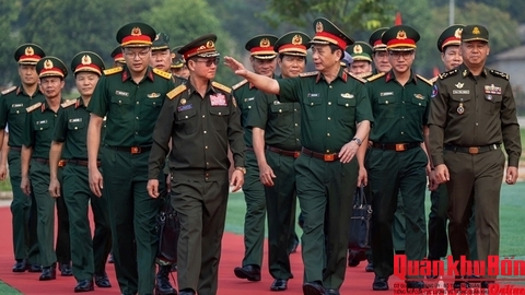 Quân đội ba nước Việt Nam - Lào - Campuchia bắt đầu diễn tập chung về phòng thủ dân sự