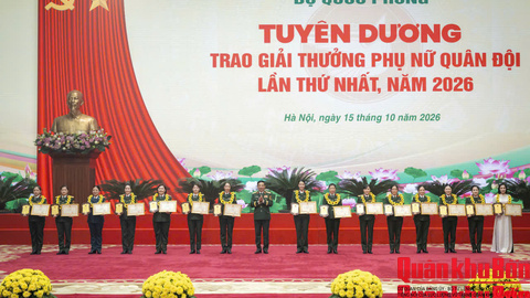 Quân khu 4: 1 tập thể, 1 cá nhân nhận Giải thưởng Phụ nữ Quân đội
