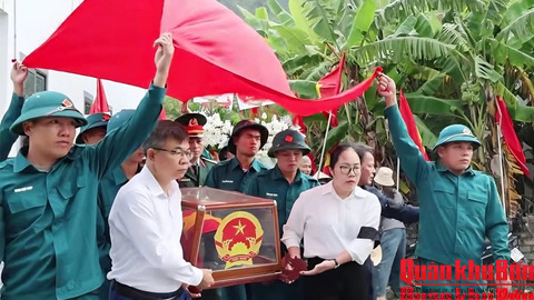 Liệt sĩ 18 tuổi trở về quê nhà sau gần nửa thế kỷ nằm lại chiến trường