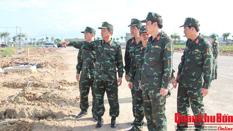 Trung tướng Hà Thọ Bình, Tư lệnh Quân khu 4 kiểm tra công tác chuẩn bị diễn tập phòng thủ Quân khu năm 2026