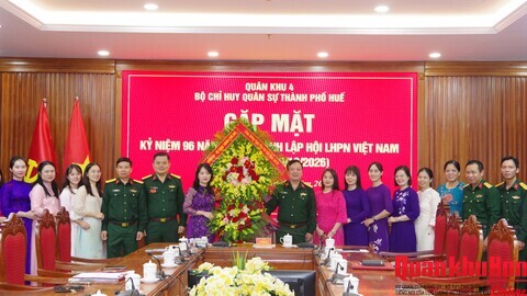 Bộ Chỉ huy Quân sự thành phố Huế: Sổi nổi các hoạt động chào mừng ngày phụ nữ Việt Nam 20/10