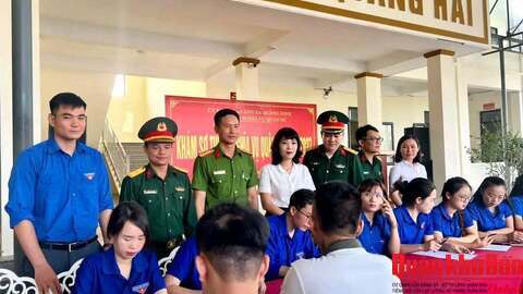 Xã Quảng Ninh (Thanh Hóa) khám sơ tuyển sức khỏe công dân thực hiện nghĩa vụ quân sự và nghĩa vụ năm 2027