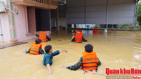 Các đơn vị Quân đội chủ động ứng phó với thời tiết cực đoan