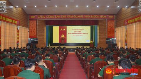 Bộ Tham mưu Quân khu 4 sơ kết nhiệm vụ 6 tháng đầu năm 2025
