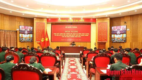 Bộ Quốc phòng thúc đẩy cung cấp dịch vụ công trực tuyến và số hóa thủ tục hành chính