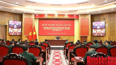 Quân khu 4 quán triệt, triển khai thực hiện Nghị định số 164/2026/NĐ-CP của Chính phủ