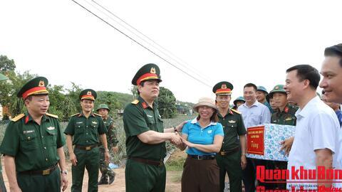 Lữ đoàn Pháo binh 16 thực hiện hiệu quả công tác dân vận tại xã Quỳnh Thắng