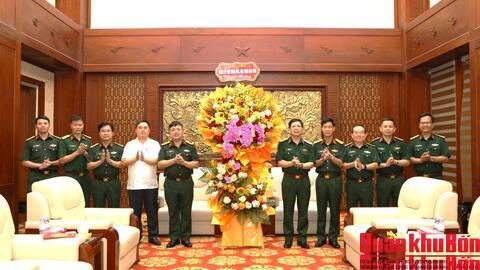 Học viện Hậu cần chúc mừng Quân khu 4 đón nhận danh hiệu Anh hùng Lực lượng vũ trang nhân dân