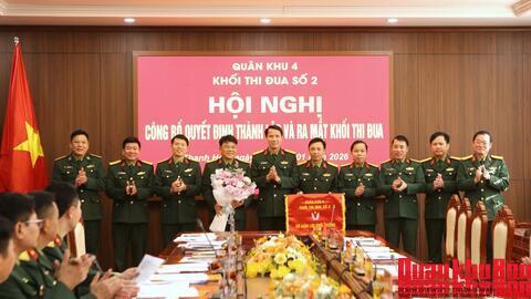 Ra mắt Khối thi đua số 2, Quân khu 4