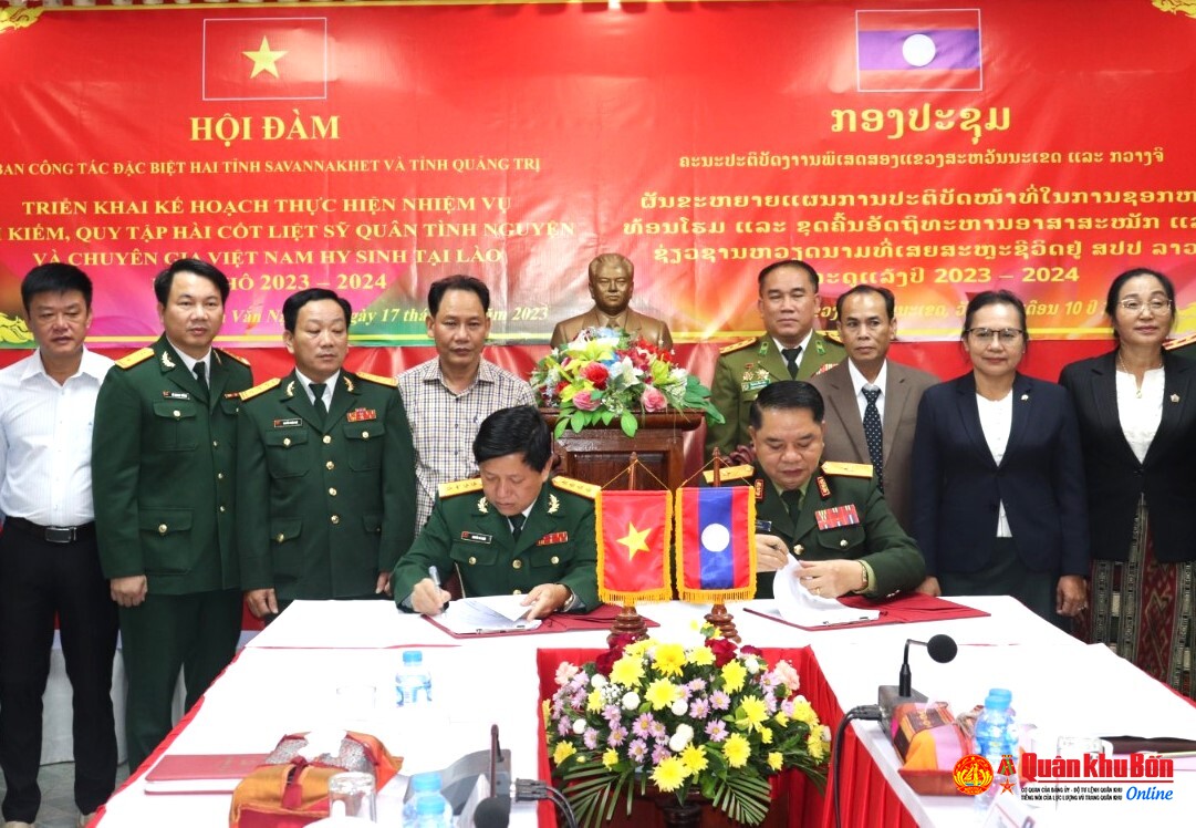 Hội đàm công tác đặc biệt tỉnh Quảng Trị và Savannakhet