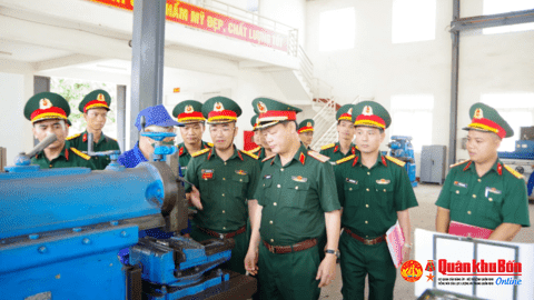 Bộ Tư lệnh Quân khu 4 kiểm tra công tác bảo đảm kỹ thuật tại Kho K2 và Xưởng 41